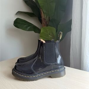 Dr. Martens Shiny Black Chelsea Boots